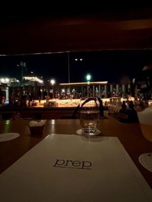 Favo place at the bar counter